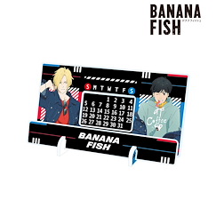 Banana Fish : 日版 「亞修 + 奧村英二」牛仔外套 亞克力枱座萬年曆