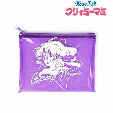 魔法小天使 「小忌廉」紫色 透明 平面袋 Clear Pouch【Magical Angel Creamy Mami】
