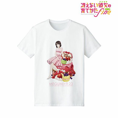 不起眼女主角培育法 (加大)「加藤惠」生日 Ver. 女裝 T-Shirt New Illustration Megumi Kato Birthday ver. T-Shirt Ladies' XL【Saekano: How to Raise a Boring Girlfriend】