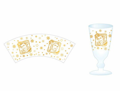偶像大師 SideM 「神速一魂」聖誕派對 玻璃杯 Christmas Party Glass Shinsoku Ikkon【The Idolm@ster SideM】