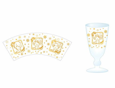 偶像大師 SideM 「F-LAGS」聖誕派對 玻璃杯 Christmas Party Glass F-LAGS【The Idolm@ster SideM】