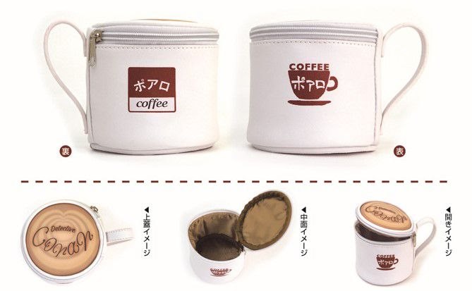 名偵探柯南 : 日版 「喫茶ポアロ」杯型袋子