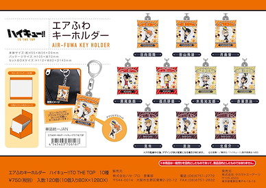 排球少年!! 包裝袋匙扣 (10 個入) Air-fuwa Key Chain (10 Pieces)【Haikyu!!】