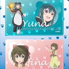 熊熊勇闖異世界 「優奈 + 菲娜」IC 咭貼紙 IC Card Sticker Yuna & Fina【Kuma Kuma Kuma Bear】