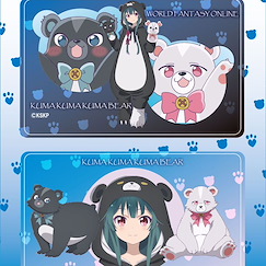 熊熊勇闖異世界 「黑熊 + 白熊」IC 咭貼紙 IC Card Sticker Kumayuru & Kumakyu【Kuma Kuma Kuma Bear】