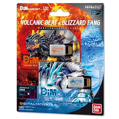 數碼暴龍系列 「Volcanic Beat + Blizzard Fang」Vital Bracelet Dim卡 Vol.1 Vital Bracelet Dim Card Set Vol.1 Volcanic Beat & Blizzard Fang【Digimon Series】