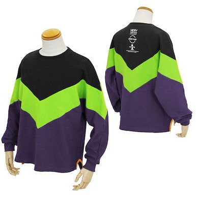 新世紀福音戰士 (大碼)「EVA 初號機」長袖運動衫 EVANGELION EVA Unit-01 Design Sweatshirt/L【Neon Genesis Evangelion】