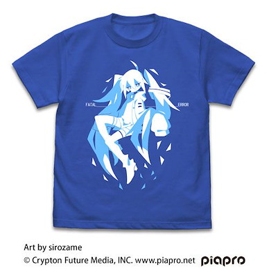 VOCALOID系列 (細碼)「初音未來」sirozame Ver. 寶藍色 T-Shirt Hatsune Miku T-Shirt sirozame Ver. /ROYAL BLUE-S【VOCALOID Series】