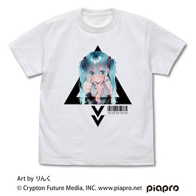 VOCALOID系列 (大碼)「初音未來」りんくVer. 白色 T-Shirt Hatsune Miku Full Color T-Shirt Rinku Ver. /WHITE-L【VOCALOID Series】