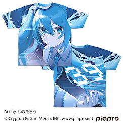 VOCALOID系列 (大碼)「初音未來」雙面 全彩 しのたろうVer. T-Shirt Hatsune Miku Double-sided Full Graphic T-Shirt Shinotarou Ver. /L【VOCALOID Series】
