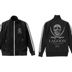 黑礁 (大碼)「黑礁商會」黑×白 球衣 Lagoon Company Jersey /BLACK x WHITE-L【Black Lagoon】