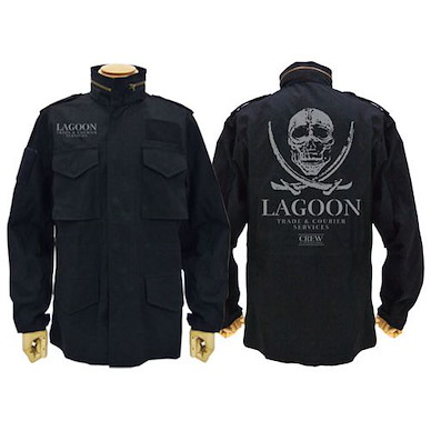 黑礁 (大碼)「黑礁商會」M-65 黑色 外套 Lagoon Company M-65 Jacket /BLACK-L【Black Lagoon】
