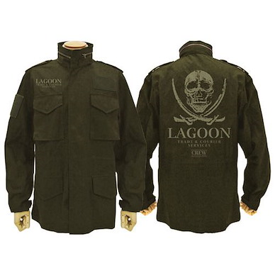 黑礁 (加大)「黑礁商會」M-65 墨綠色 外套 Lagoon Company M-65 Jacket /MOSS-XL【Black Lagoon】