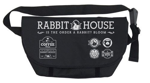 請問您今天要來點兔子嗎？ : 日版 「Rabbit House」黑色 郵差袋