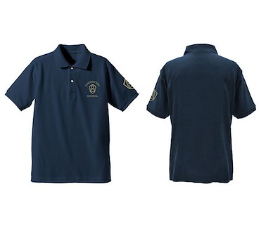 BEASTARS (大碼)「チェリートン学園」藍紫色 Polo Shirt Cherryton Academy Polo Shirt /INDIGO-L【BEASTARS】
