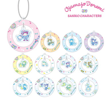 小魔女DoReMi Sanrio Characters 搖呀搖呀 亞克力匙扣 (12 個入) Sanrio Characters Yurayura Acrylic Key Chain (12 Pieces)【Ojamajo Doremi】