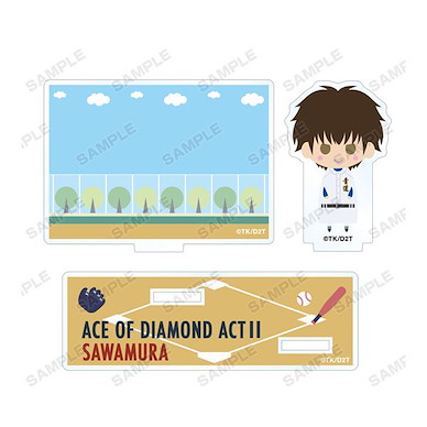 鑽石王牌 「澤村榮純」NordiQ 亞克力留言企牌 Eijun Sawamura NordiQ Acrylic Memo Stand【Ace of Diamond】