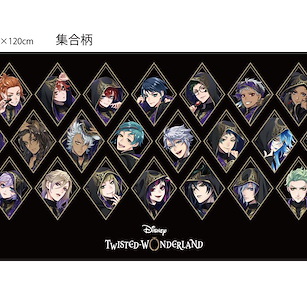 迪士尼扭曲樂園 集合柄 大毛巾 Ver. 2 Bath Towel Ver. 2 Group Design【Disney Twisted Wonderland】