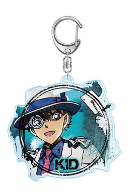 名偵探柯南 「怪盜基德」噴畫藝術 亞克力匙扣 Spray Art Series Acrylic Keychain Phantom Thief Kid【Detective Conan】
