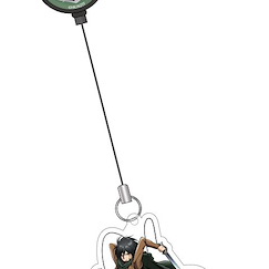 進擊的巨人 「米卡莎」伸縮匙扣 Reel Key Chain with Charm Mikasa Ackerman【Attack on Titan】