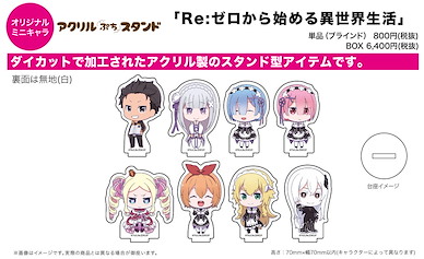 Re：從零開始的異世界生活 亞克力企牌 02 (Mini Character) (8 個入) Acrylic Petit Stand 02 Mini Character (8 Pieces)【Re:Zero】