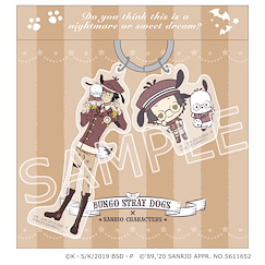 文豪 Stray Dogs 「坂口安吾 + PC狗」Sanrio Characters 匙圈 Vol.2 Sanrio Characters Key Ring Vol. 2 Sakaguchi Ango x Pochacco【Bungo Stray Dogs】
