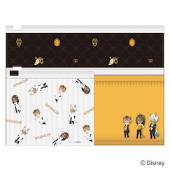 迪士尼扭曲樂園 「サバナクロー寮」拉鏈 平面袋 (1 套 3 款) Zipper Set Savanaclaw【Disney Twisted Wonderland】
