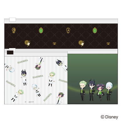 迪士尼扭曲樂園 「ディアソムニア寮」拉鏈 平面袋 (1 套 3 款) Zipper Set Diasomnia【Disney Twisted Wonderland】