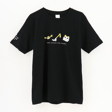 咒術迴戰 (大碼)「狗卷棘 + 胖達」黑色 T-Shirt Motif T-Shirt Zen'in & Inumaki & Panda【Jujutsu Kaisen】