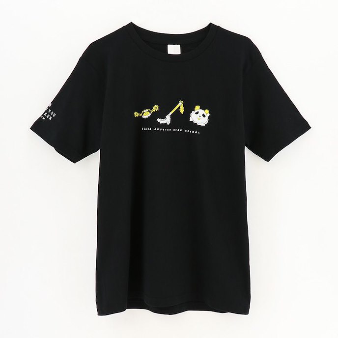 咒術迴戰 : 日版 (大碼)「狗卷棘 + 胖達」黑色 T-Shirt