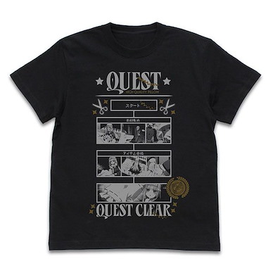 在魔王城說晚安 (中碼)「栖夜公主」特製の睡眠枕 黑色 T-Shirt Princess Syalis' Quest: High Quality Pillow T-Shirt /BLACK-M【Sleepy Princess in the Demon Castle】
