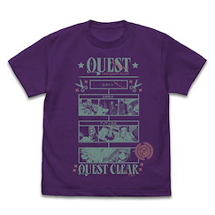 在魔王城說晚安 (大碼)「栖夜公主」特製の睡眠枕 紫色 T-Shirt Princess Syalis' Quest: High Quality Pillow T-Shirt /PURPLE-L【Sleepy Princess in the Demon Castle】