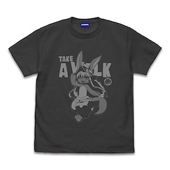 來自深淵 : 日版 (細碼)「娜娜奇」TAKE A WALK 烈日的黃金鄉 墨黑色 T-Shirt