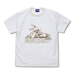 來自深淵 (中碼)「娜娜奇」GOOD NIGHT 烈日的黃金鄉 白色 T-Shirt The Golden City of the Scorching Sun New Illustration Nanachi Suyasuya T-Shirt /WHITE-M【Made in Abyss】