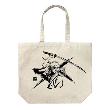 浪客劍心 「緋村劍心」明治劍客浪漫傳奇 米白 大容量 手提袋 TV Anime "-Meiji Swordsman Romantic Story-" Kenshin Himura Large Tote Bag /NATURAL【Rurouni Kenshin】