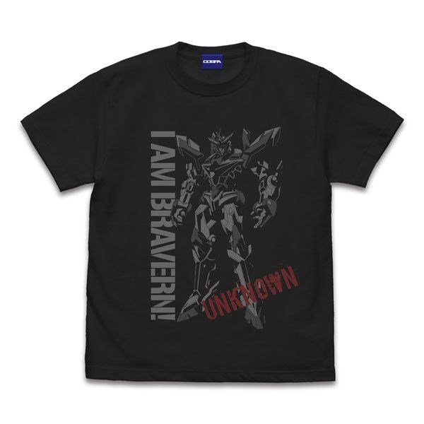 勇氣爆發Bang Bravern : 日版 (中碼)「布雷邦」墨黑色 T-Shirt
