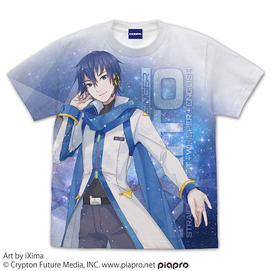 VOCALOID系列 (中碼)「KAITO」MK15th project 全彩 白色 T-Shirt MK15th project KAITO Full Graphic T-Shirt /WHITE-M【VOCALOID Series】