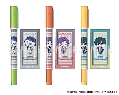 BLUE LOCK 藍色監獄 「凪誠士郎 + 糸師凛 + 御影玲王」Let's Go Out！螢光筆 (3 色入) Highlighter Pen Set -Let's Go Out!- D Nagi Seishiro & Mikage Reo & Itoshi Rin (Mini Character Ver.)【Blue Lock】