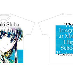 魔法科高中的劣等生系列 (加大)「司波深雪」男女通用 T-Shirt Miyuki Shiba Ani-Art Full Graphic T-Shirt Unisex XL【The Irregular at Magic High School】