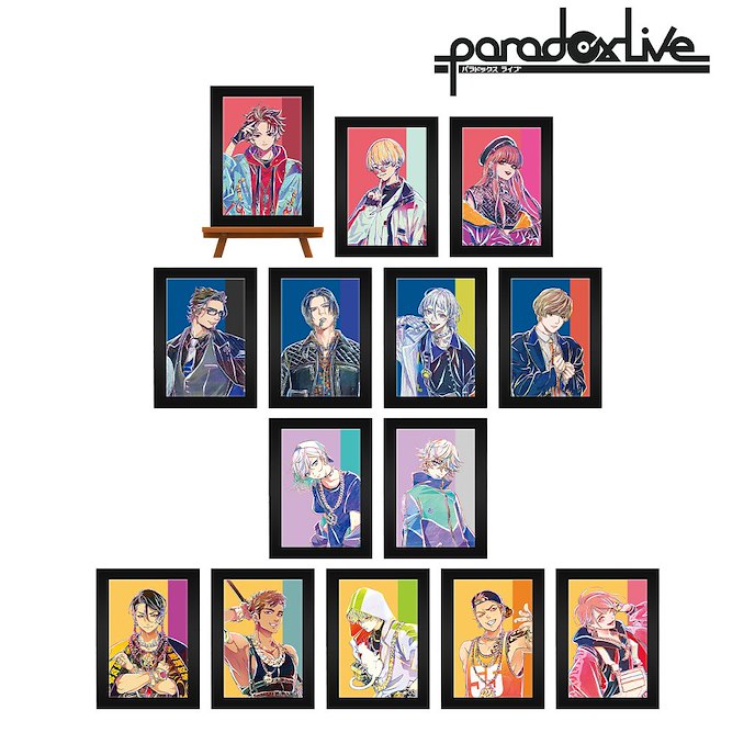 Paradox Live : 日版 Ani-Art 迷你藝術畫 + 框架 (14 個入)