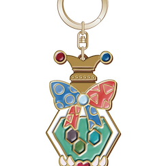 星之卡比 「魔嚕酷」KIRBY Mystic Perfume 彩繪玻璃 金屬匙扣 KIRBY Mystic Perfume Stained Glass Style Key Chain Marx【Kirby's Dream Land】