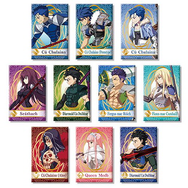 Fate系列 收藏徽章 戰鬥 Ver. Vol.2 (10 個入) Fate/Grand Order Battle Chara Square Can Badge Vol.2 (10 Pieces)【Fate Series】