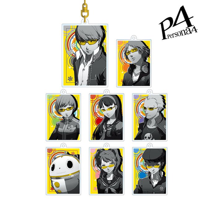 女神異聞錄系列 : 日版 「Persona4」Ani-Art 亞克力匙扣 (8 個入)