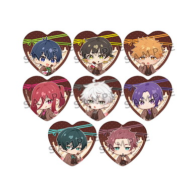 BLUE LOCK 藍色監獄 心形徽章 巧克力 Style (8 個入) Heart Can Badge Box Chocolate Outfit (8 Pieces)【Blue Lock】