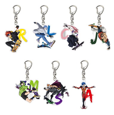 SK∞ 亞克力 字母匙扣 (7 個入) Initial Key Chain (7 Pieces)【SK8 the Infinity】