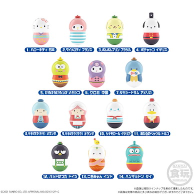 Sanrio系列 COO'NUTS 不倒翁公仔 (14 個入) COO'NUTS Sanrio Characters Nakayoshi World (14 Pieces)【Sanrio】