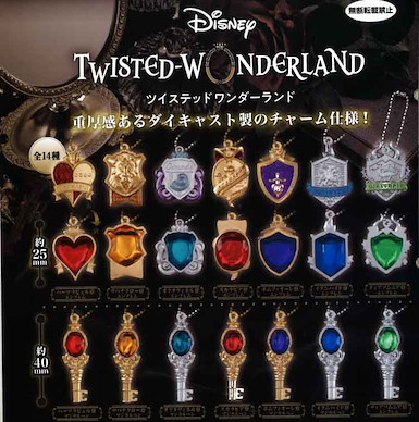 迪士尼扭曲樂園 金屬掛飾扭蛋 (30 個入) Die-cast Charm (30 Pieces)【Disney Twisted Wonderland】