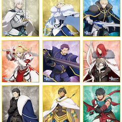 Fate系列 : 日版 「劇場版 Fate/Grand Order -神聖圓桌領域卡美洛」色紙 (9 個入)