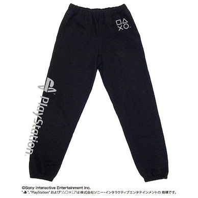 PlayStation (中碼)「PlayStation」黑色 運動褲 Sweatpants "PlayStation"/BLACK-M【PlayStation】