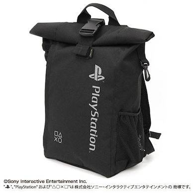 PlayStation 「PlayStation」黑色 卷頂背囊 Roll-top Backpack "PlayStation"【PlayStation】